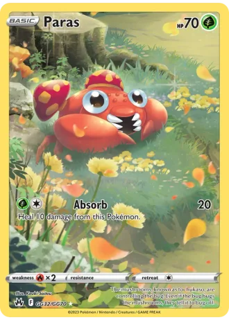 Paras GG32/70 — Galarian Gallery (Crown Zenith)