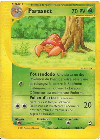 Parasect #27 — Aquapolis