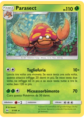 Parasect #5 — Sole e Luna