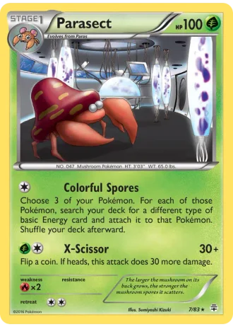 Parasect #7/83 — Generations
