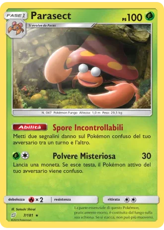 Parasect #7 — Gioco di Squadra