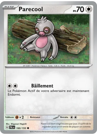 Parecool #160/193 — Évolutions à Paldea
