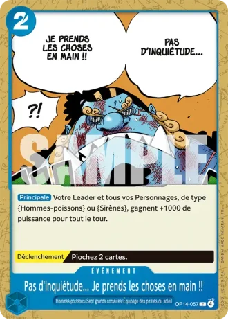 Pas d'inquiétude... Je prends les choses en main !! (OP14-057) — Les Sept de la Mer d'Azur (OP14-EB04)