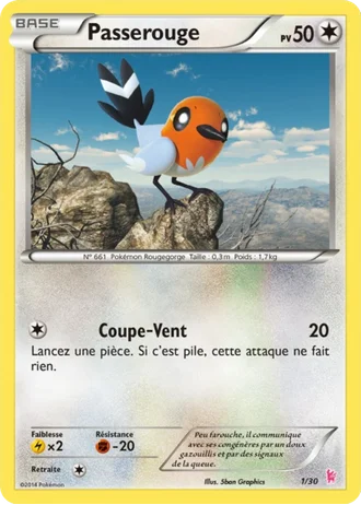 Passerouge #1 — XY Kit du dresseur (Nymphali)