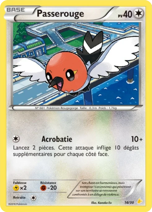 Passerouge #16 — XY Kit du dresseur (Pikachu Libre)