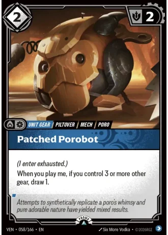 Patched Porobot #058/166 — Organized Play Promos