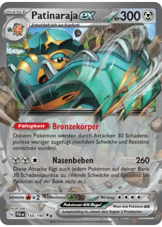 Patinaraja ex #150/193 — Entwicklungen in Paldea