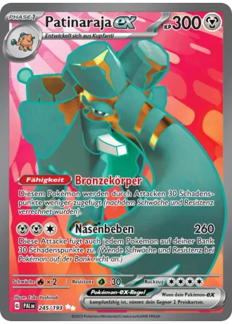 Patinaraja ex #245/193 — Entwicklungen in Paldea