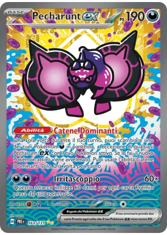 Pecharunt ex #163 — Evoluzioni Prismatiche