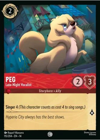 Peg - Late-Night Vocalist #115/257 — Hyperia City