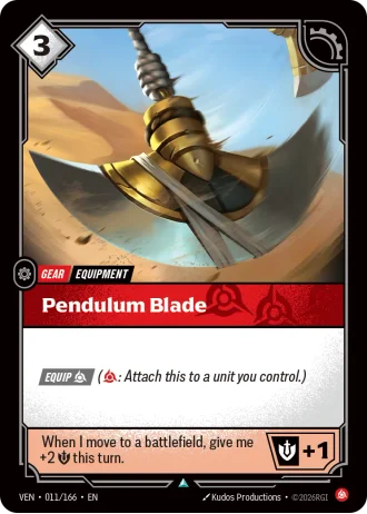 Pendulum Blade #011/166 — Vendetta
