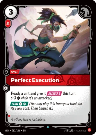 Perfect Execution #012/166 — Vendetta