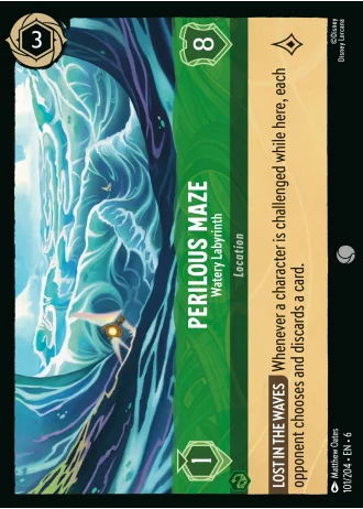 Perilous Maze - Watery Labyrinth #101/204 — Azurite Sea
