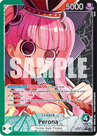Perona (OP06-021) (Alternative Art) — Wings of the Captain (OP06)