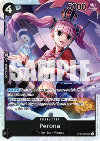 Perona (OP06-093) — Wings of the Captain (OP06)
