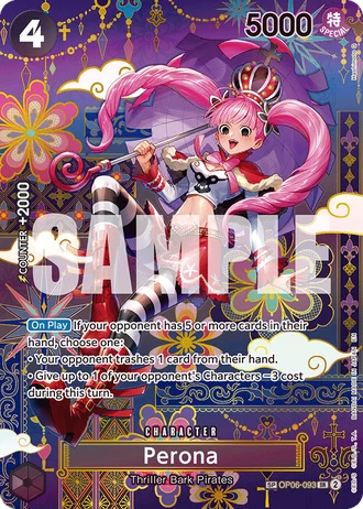 Perona (OP06-093) (Alternative Art 5) — The Azure Sea's Seven (OP14-EB04)