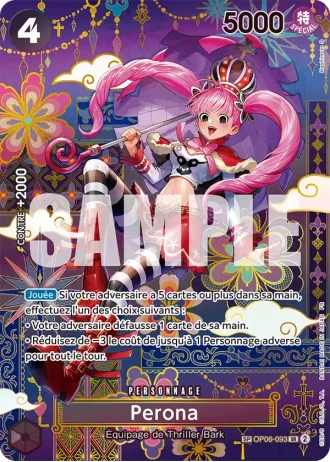 Perona (OP06-093) (Alternative Art) — Les Sept de la Mer d'Azur (OP14-EB04)