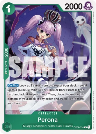 Perona (OP09-034) — Emperors in the New World (OP09)