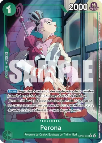 Perona (OP09-034) (Alternative Art) — Les Nouveaux Empereurs (OP09)