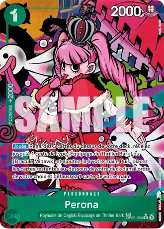 Perona (OP09-034) (Treasure Rare) — Sang Royal (OP10)
