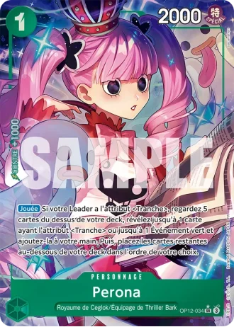 Perona (OP12-034) (Alternative Art) — l'Héritage du Maître (OP12)
