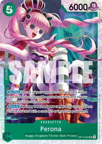 Perona (OP14-033) — The Azure Sea's Seven (OP14-EB04)