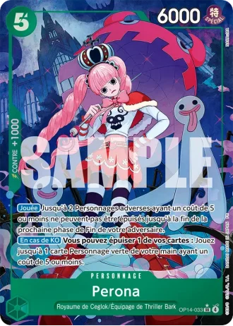Perona (OP14-033) (Alternative Art) — Les Sept de la Mer d'Azur (OP14-EB04)