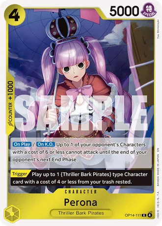 Perona (OP14-111) — The Azure Sea's Seven (OP14-EB04)