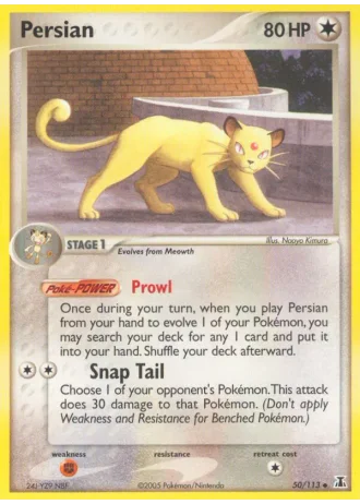 Persian #50/113 — EX Specie Delta