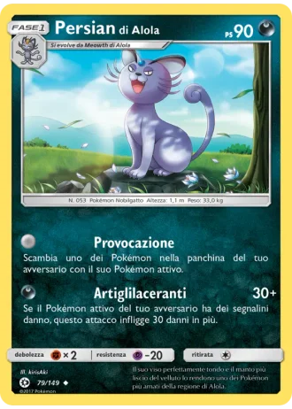 Persian di Alola #79/149 — Sole e Luna