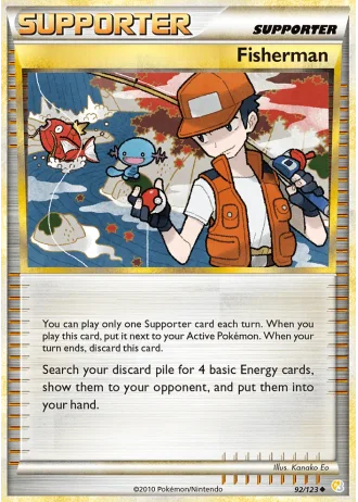 Pescatore #92/123 — HeartGold SoulSilver