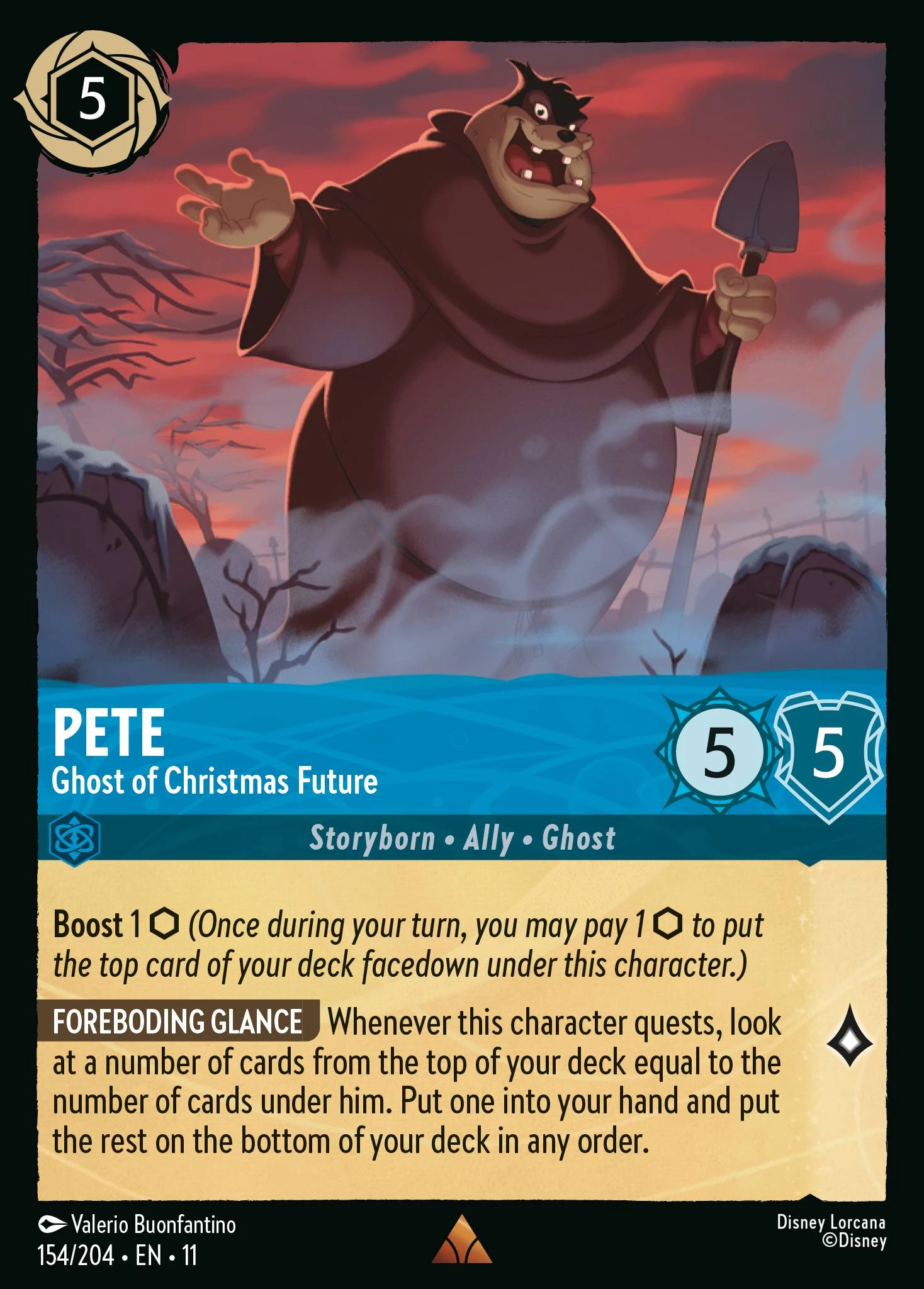 Pete - Ghost of Christmas Future #154/204 — Winterspell