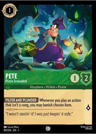 Pete - Pirate Scoundrel #89/204 — Archazia's Island