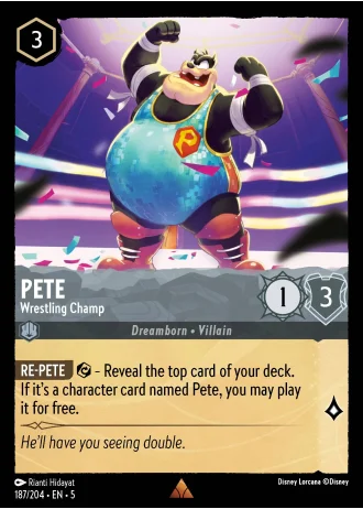 Pete - Wrestling Champ #187/204 — Shimmering Skies