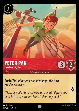 Peter Pan - Fearless Fighter #119/204 — The First Chapter