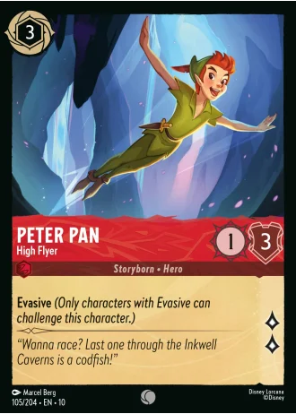 Peter Pan - High Flyer #105/204 — Whispers in the Well