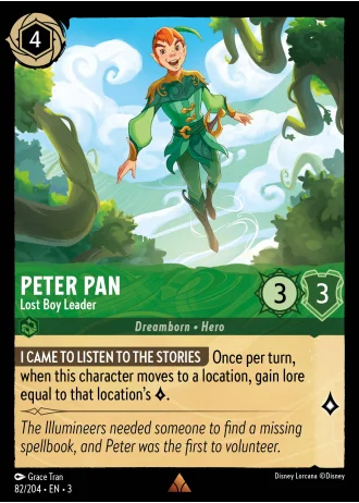 Peter Pan - Lost Boy Leader #82/204 — Into the Inklands