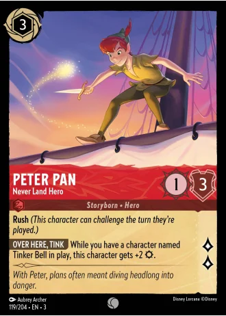 Peter Pan - Never Land Hero #119/204 — Into the Inklands