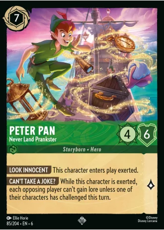Peter Pan - Never Land Prankster #85/204 — Azurite Sea