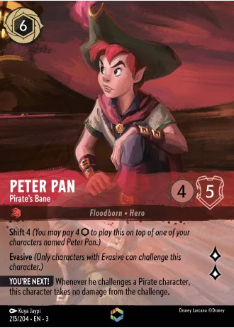 Peter Pan - Pirate's Bane #215/204 — Into the Inklands