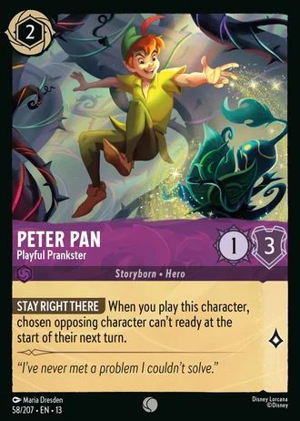 Peter Pan - Playful Prankster #58/261 — Attack of the Vine!