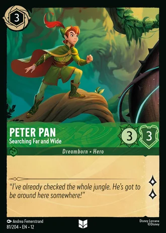 Peter Pan - Searching Far and Wide #81/257 — Wilds Unknown