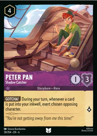 Peter Pan - Shadow Catcher #58/204 — Azurite Sea