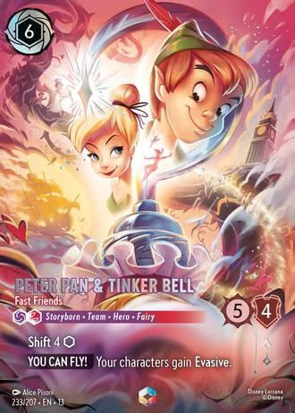 Peter Pan & Tinker Bell - Fast Friends #233/261 — Attack of the Vine!
