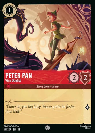 Peter Pan - Vine Duelist #131/261 — Attack of the Vine!