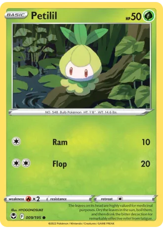 Petilil #009/195 — Silver Tempest