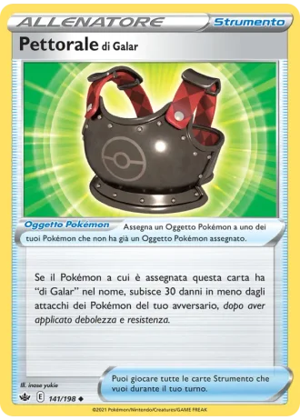 Pettorale di Galar #141 — Regno Glaciale