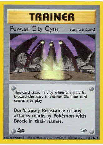 Pewter City Gym #115/132 — Gym Heroes