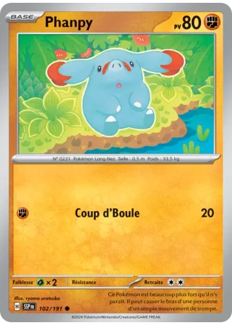 Phanpy #102 — Étincelles Déferlantes