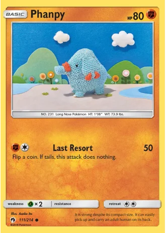 Phanpy #111/214 — Lost Thunder